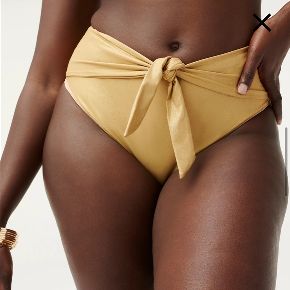 Tie Front High Rise Bottom ONLY - Picture 2 of 10